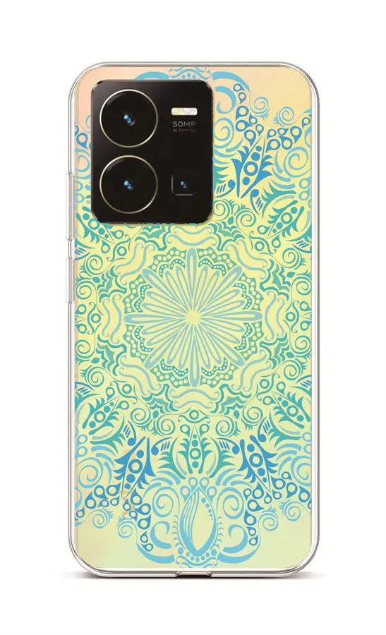 Kryt TopQ Vivo Y35 Blue Mandala 86027