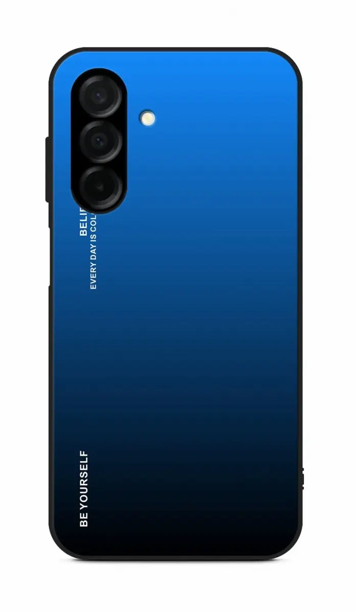 Kryt TopQ LUXURY Samsung A37 5G pevný duhový modrý 176035