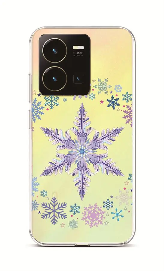 Kryt TopQ Vivo Y35 Snowflake 86035