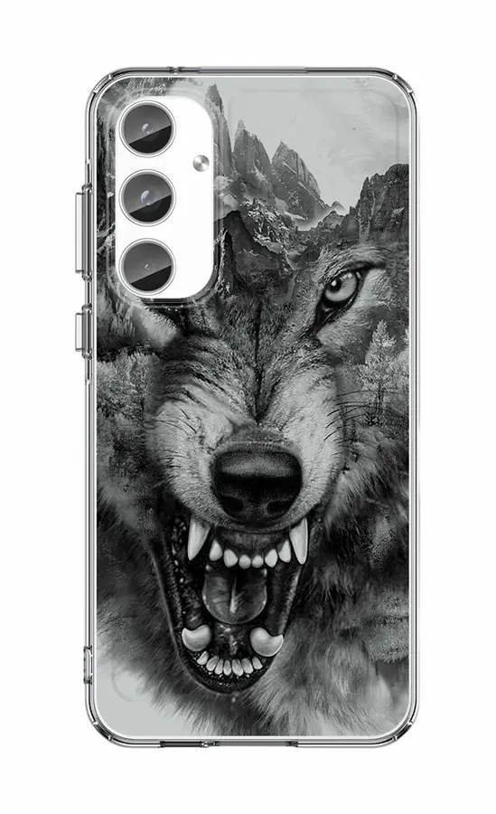Kryt TopQ Image Samsung A37 5G Image pevný Černobílý vlk 176055