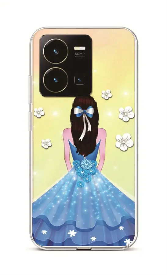 Kryt TopQ Vivo Y35 Blue Princess 86059