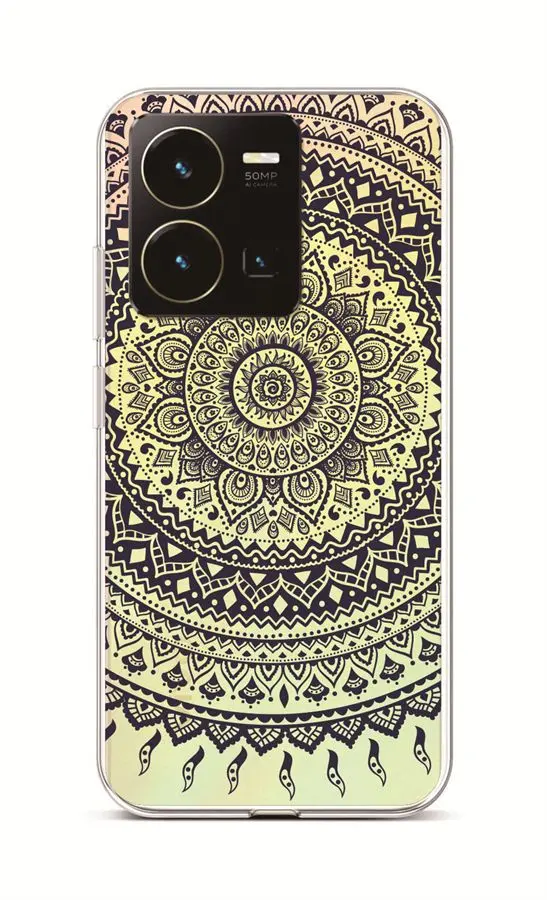 Kryt TopQ Vivo Y35 Navy Mandala 86069