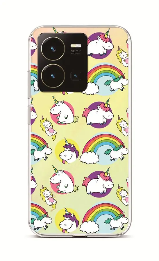 Kryt TopQ Vivo Y35 Chunky Unicorns 86071