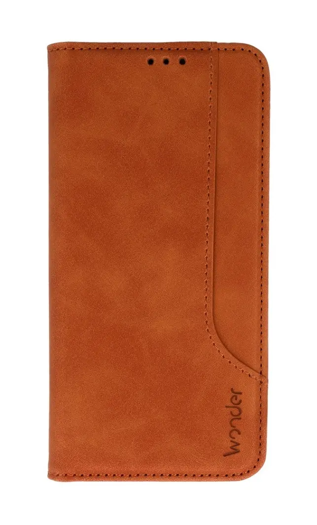 Knížkové pouzdro Wonder Prime pro Xiaomi Redmi Note 13 4G brown