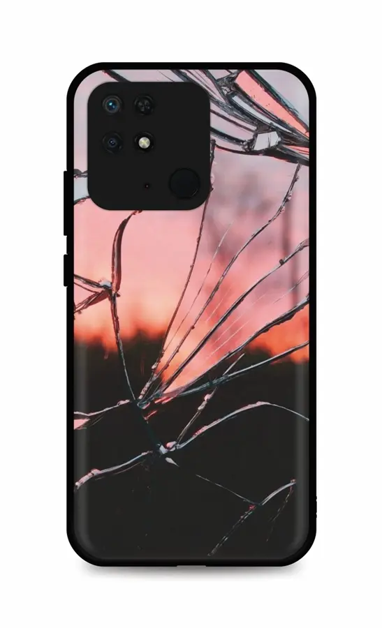 Kryt TopQ LUXURY Xiaomi Redmi 10C pevný Pink Broken 76209