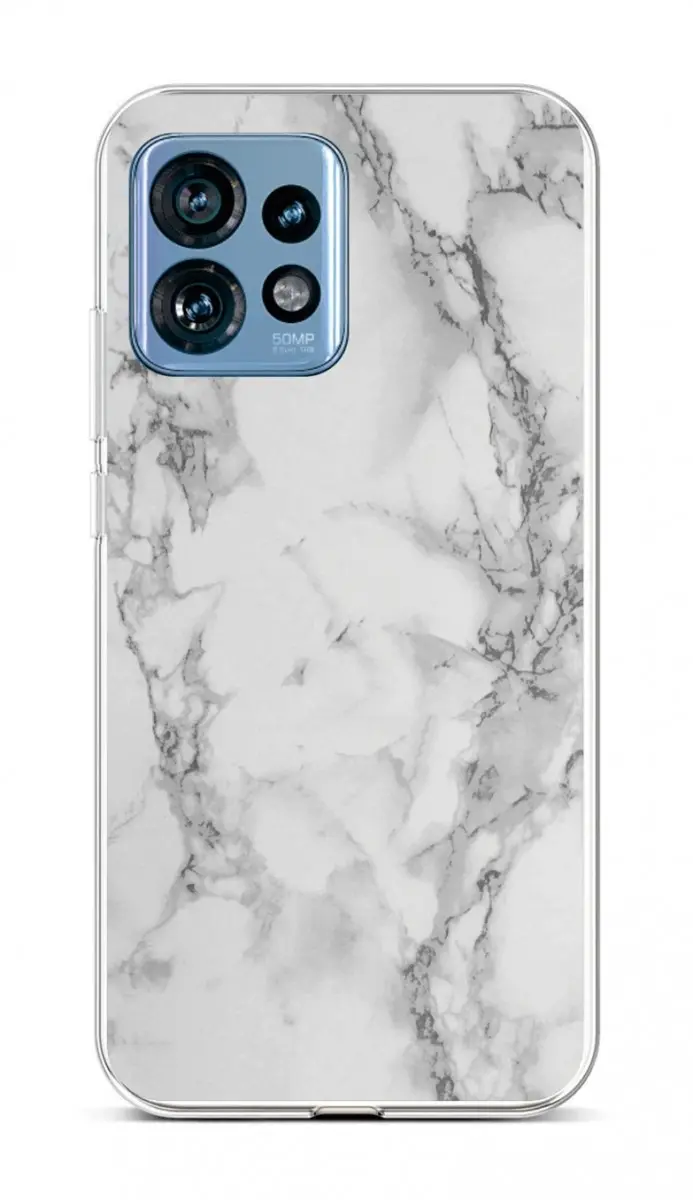 Kryt TopQ STYLE Motorola Edge 40 Mramor bílý 106265