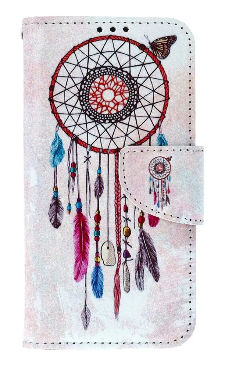 Pouzdro TopQ iPhone 13 knížkové Dreamcatcher 66325