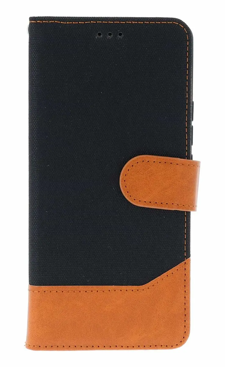 Pouzdro TopQ Jeans Xiaomi Redmi Note 14 Pro+ 5G knížkové černé 136351