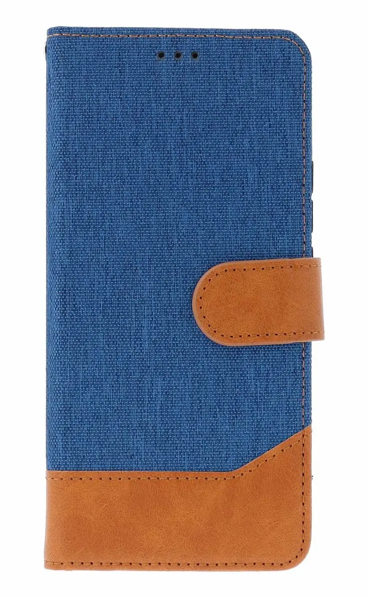 Pouzdro TopQ Jeans Xiaomi Redmi Note 14 Pro+ 5G knížkové modré 136357