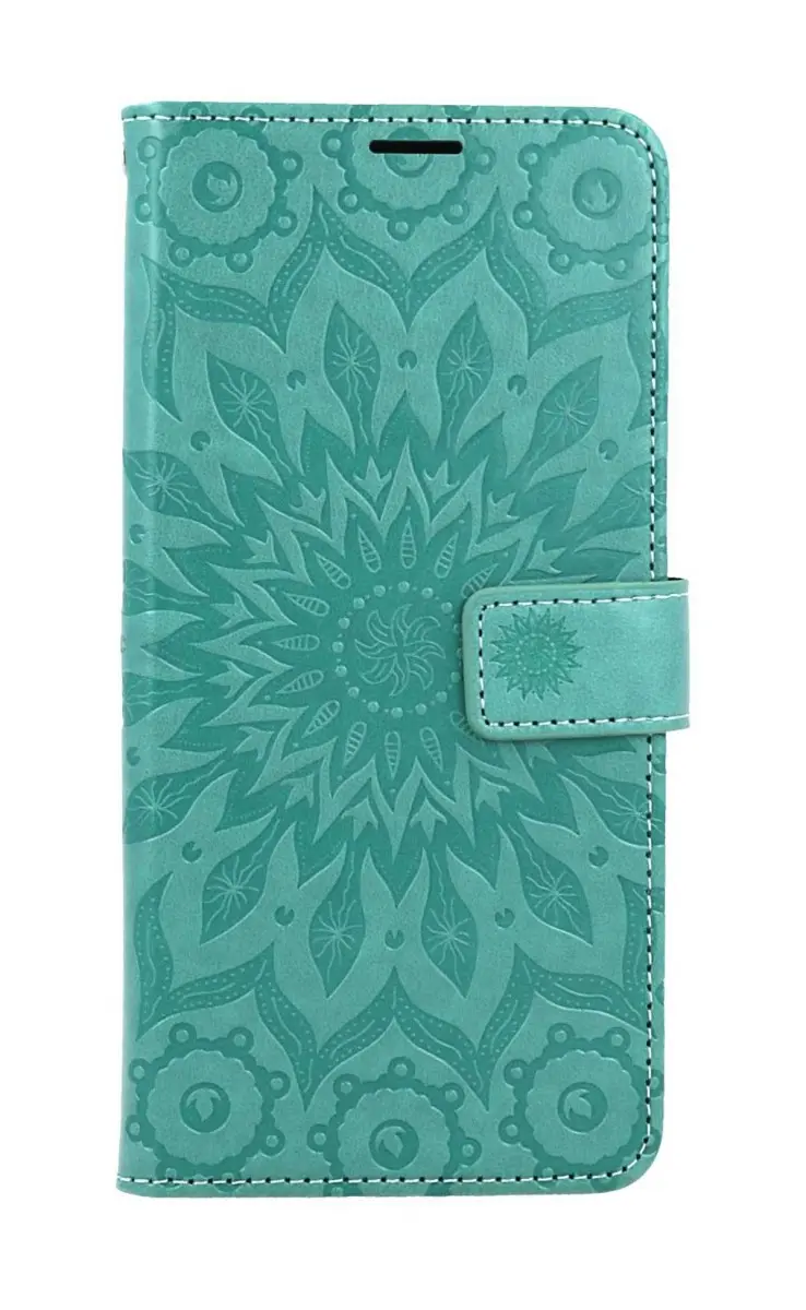 Pouzdro MEZZO Xiaomi Redmi Note 13 Pro 5G knížkové Mandala zelená 126378