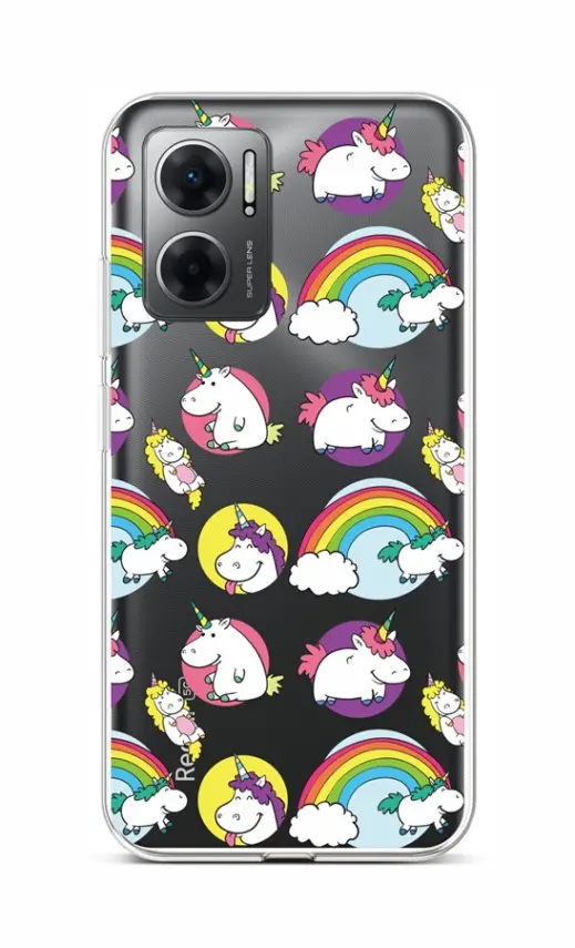 Kryt TopQ Xiaomi Redmi 10 5G Chunky Unicorns 86437