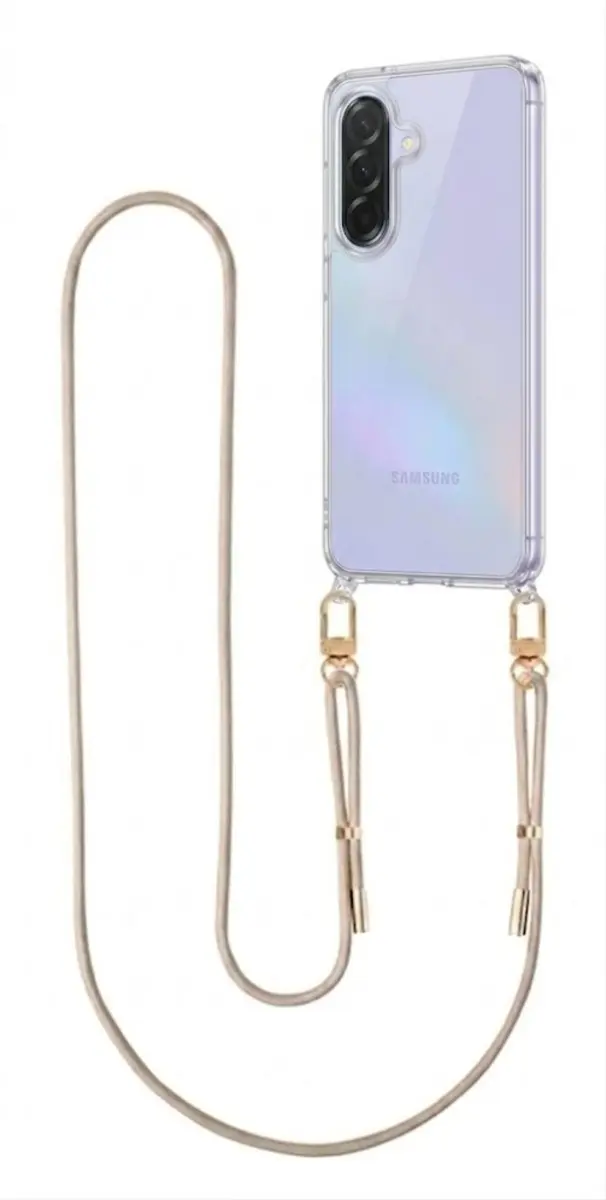Kryt TopQ Esthetique Samsung A36 s béžovou šňůrkou průhledný 176465