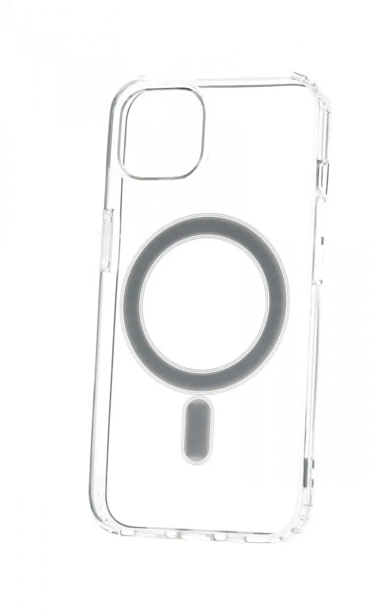 Kryt Swissten Clear Jelly MagStick iPhone 13 průhledný 76526