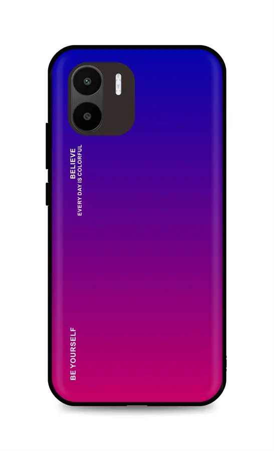 Kryt TopQ LUXURY Xiaomi Redmi A1 pevný duhový fialový 86544
