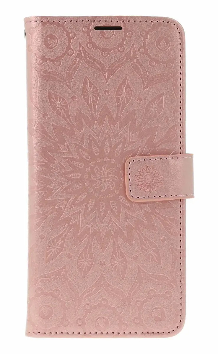 Pouzdro MEZZO Xiaomi Redmi Note 14 Pro knížkové Mandala růžová 166632