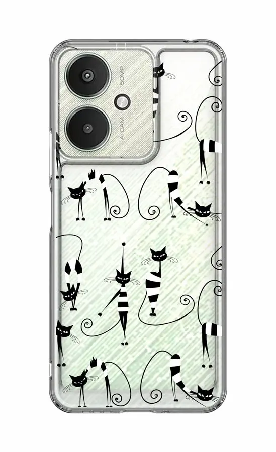Kryt TopQ Image Xiaomi Redmi 13C 5G Image pevný Cats 1 126659