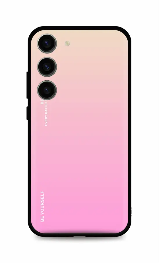 Kryt TopQ LUXURY Samsung S23 pevný duhový meruňkový 106667
