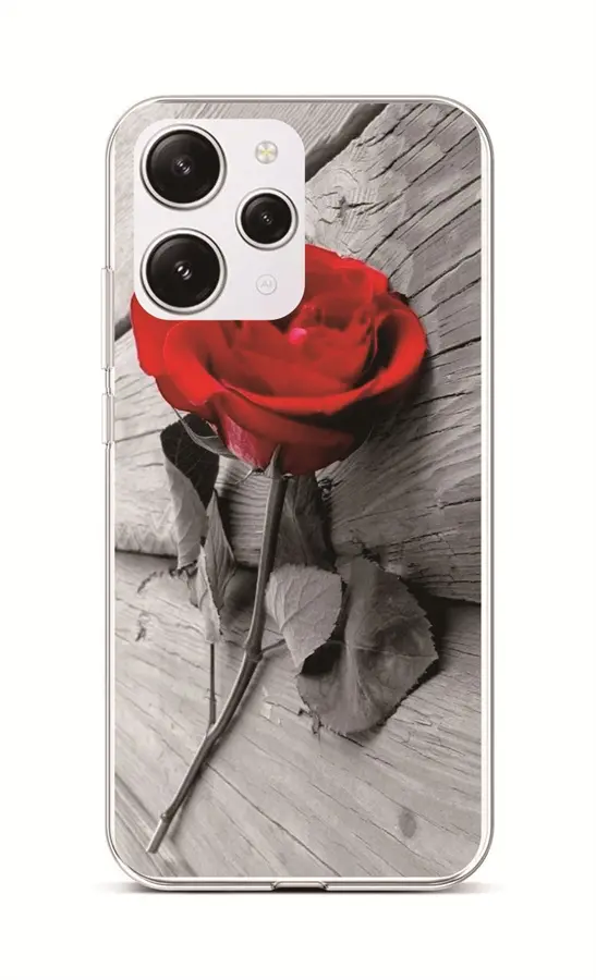 Kryt TopQ Xiaomi Redmi 12 Červená růže 106680