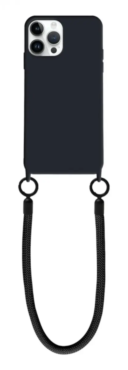 Kryt TopQ Minimalist Wrist Strap iPhone 15 Pro černý 126751