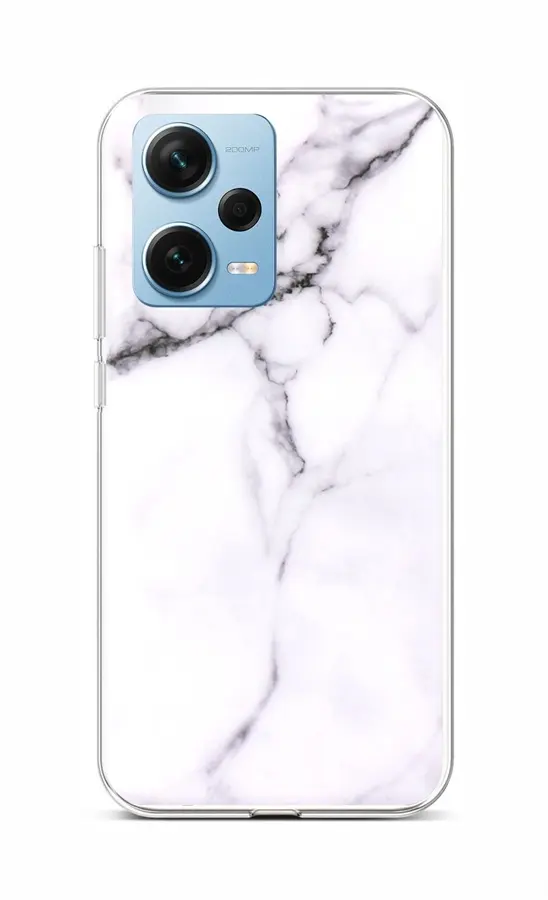 Kryt TopQ Xiaomi Redmi Note 12 Pro+ 5G Mramor bílý 106815
