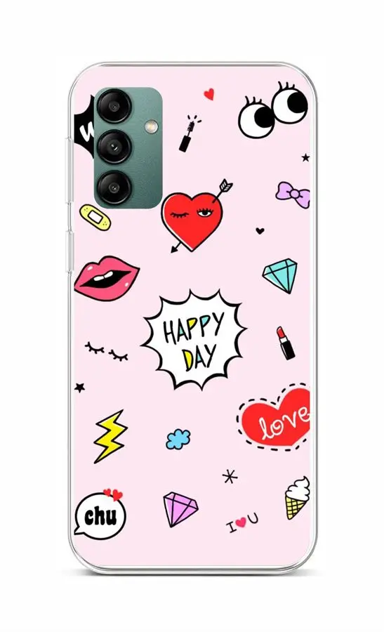 Kryt TopQ Samsung A04s Happy Day 86859