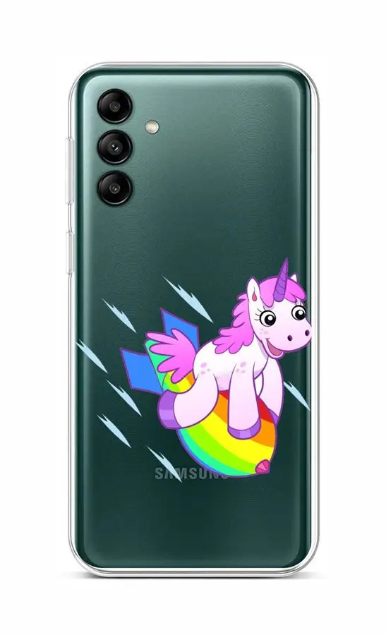 Kryt TopQ Samsung A04s Flying Unicorn 86894