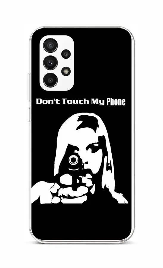 Kryt TopQ Samsung A23 5G Don't Touch Gun 86952