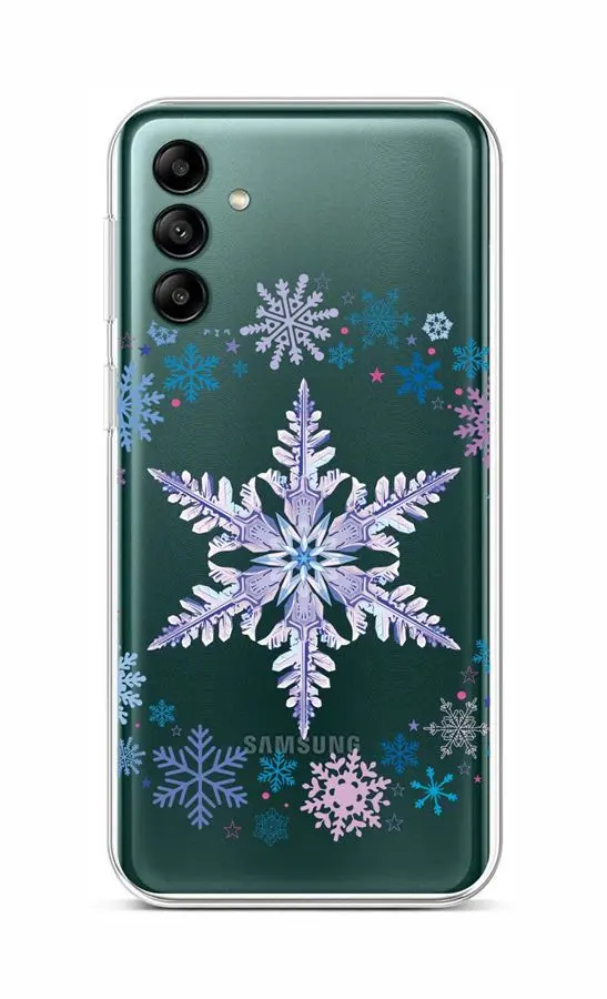 Kryt TopQ Samsung A04s Snowflake 86960