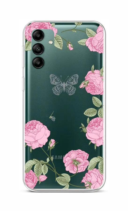 Kryt TopQ Samsung A04s Pivoňky 86962