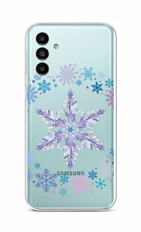 Kryt TopQ Samsung A13 5G Snowflake 86984