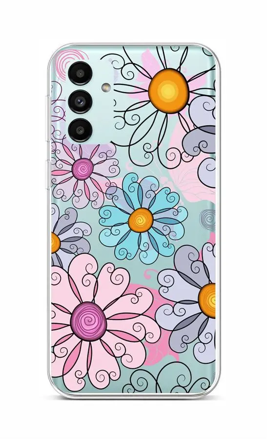 Kryt TopQ Samsung A13 5G Colorful Daisy 86993