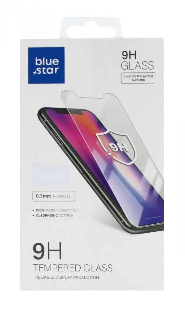 Tvrzené sklo Blue Star iPhone 12 mini Full Cover černé 97168