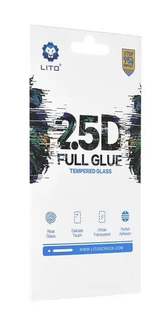 Tvrzené sklo LITO Samsung A34 FullGlue černé 97209