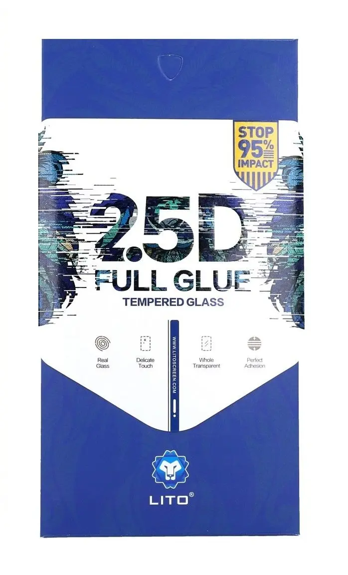 Tvrzené sklo LITO iPhone 6 Plus - 6s Plus FullGlue černé 97358