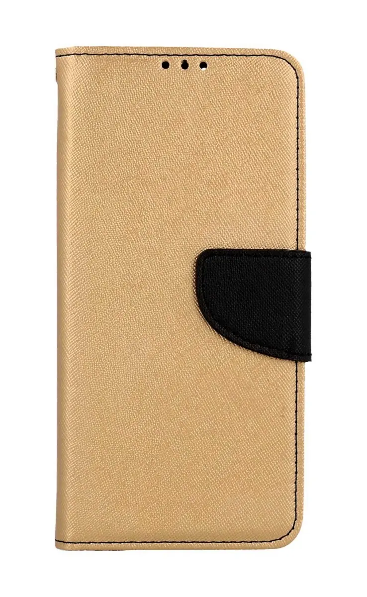 Pouzdro TopQ Xiaomi Redmi Note 12S knížkové zlaté 107396