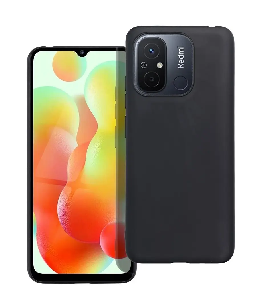 Kryt MATT TopQ Xiaomi Redmi 12C černý 97405