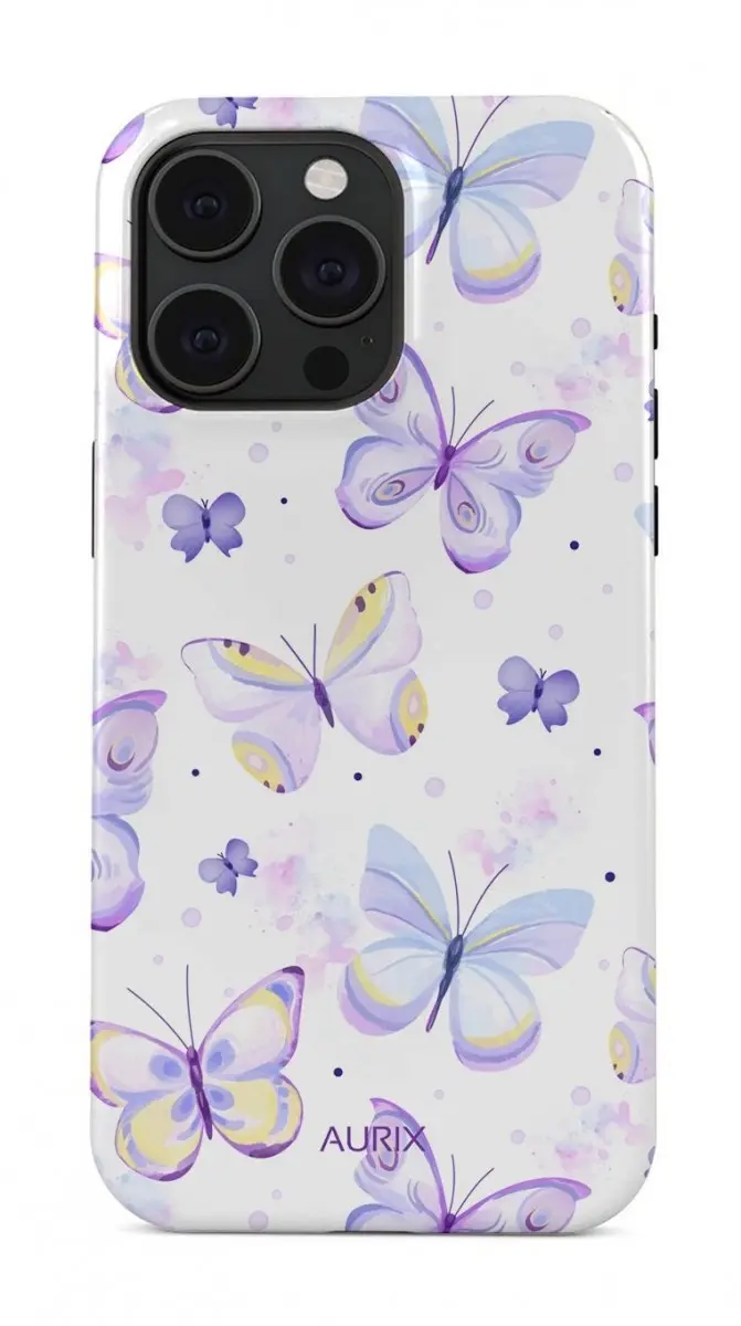 Kryt AURIX MagSafe iPhone 15 Pro Butterflies 127432