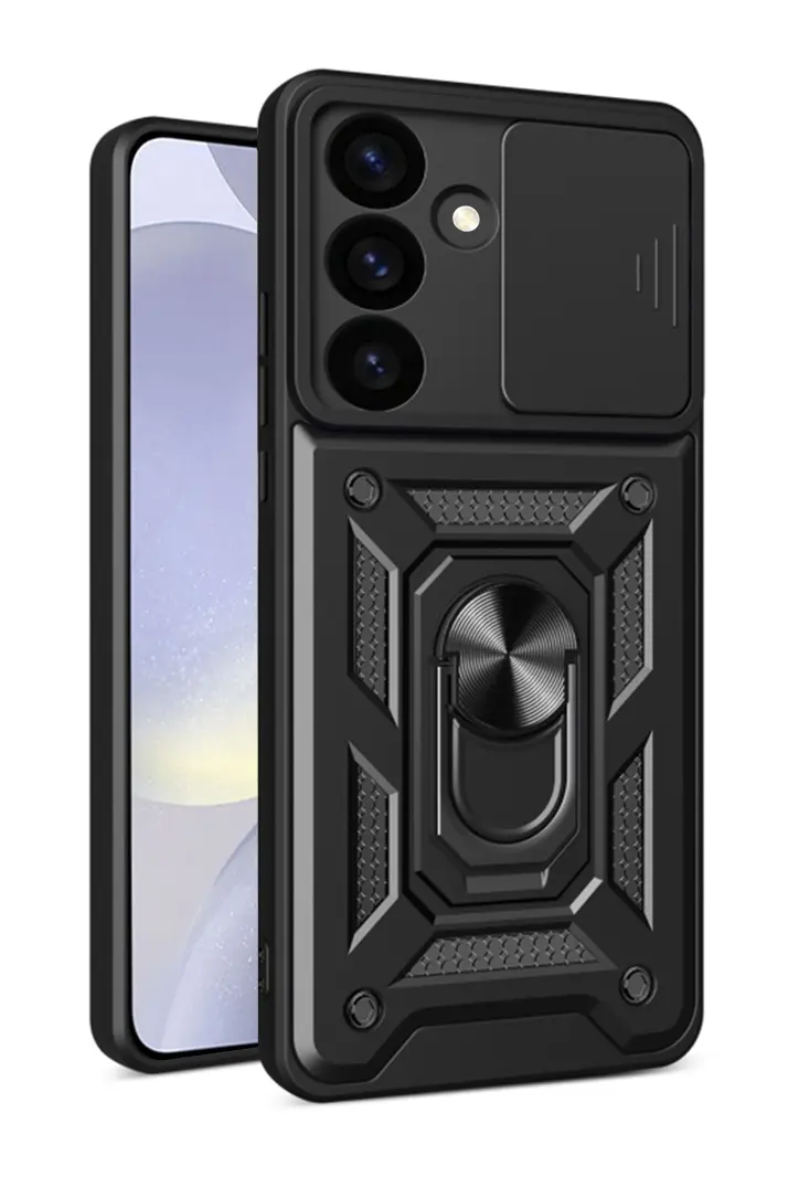 Kryt Armor Lens TopQ Samsung S24 Plus ultra odolný černý 117438