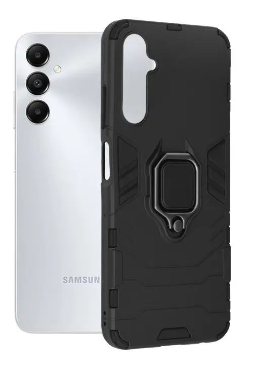 Kryt TopQ Samsung A05s odolný černý s prstenem 117461