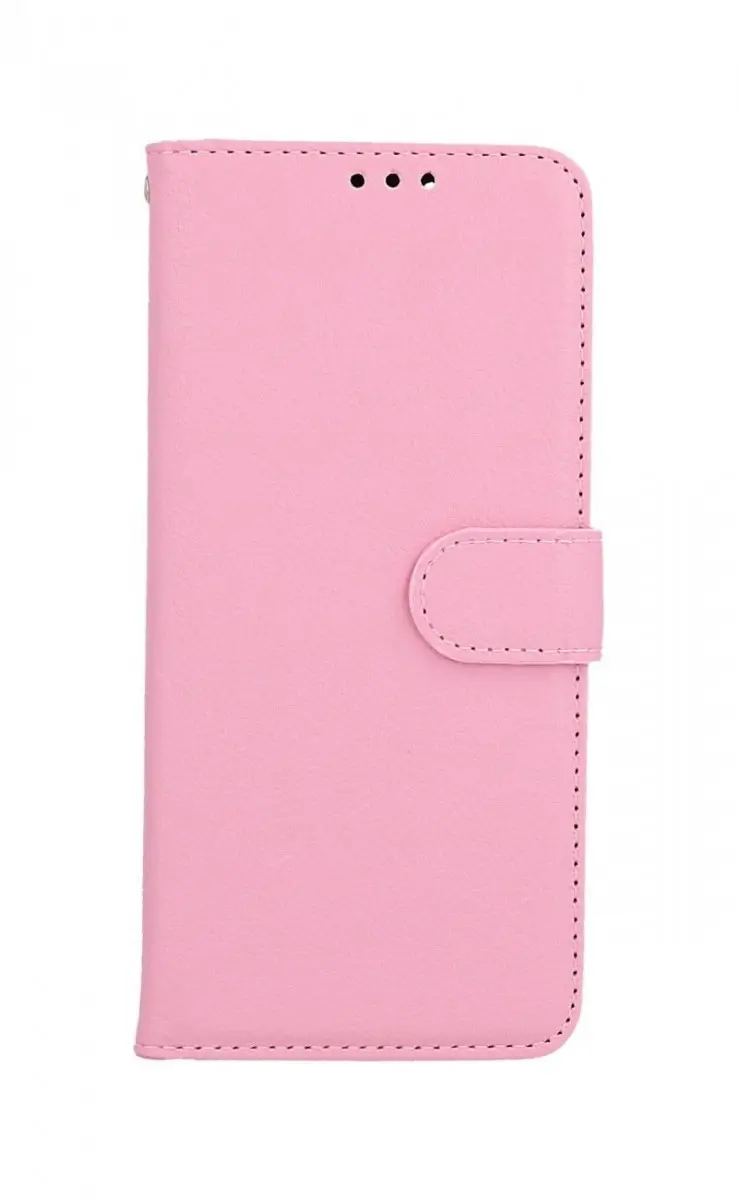 Pouzdro TopQ Xiaomi Redmi Note 11 knížkové světle růžové s přezkou 67727