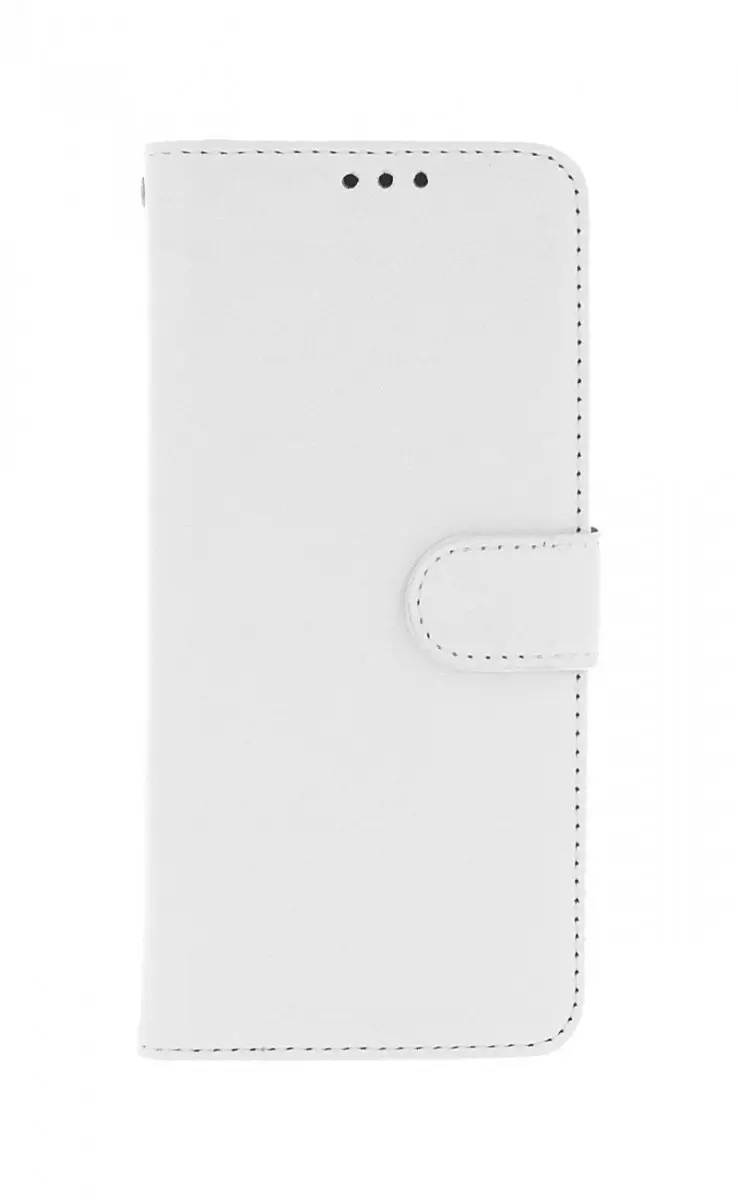 Pouzdro TopQ Xiaomi Redmi Note 11 knížkové bílé s přezkou 67750