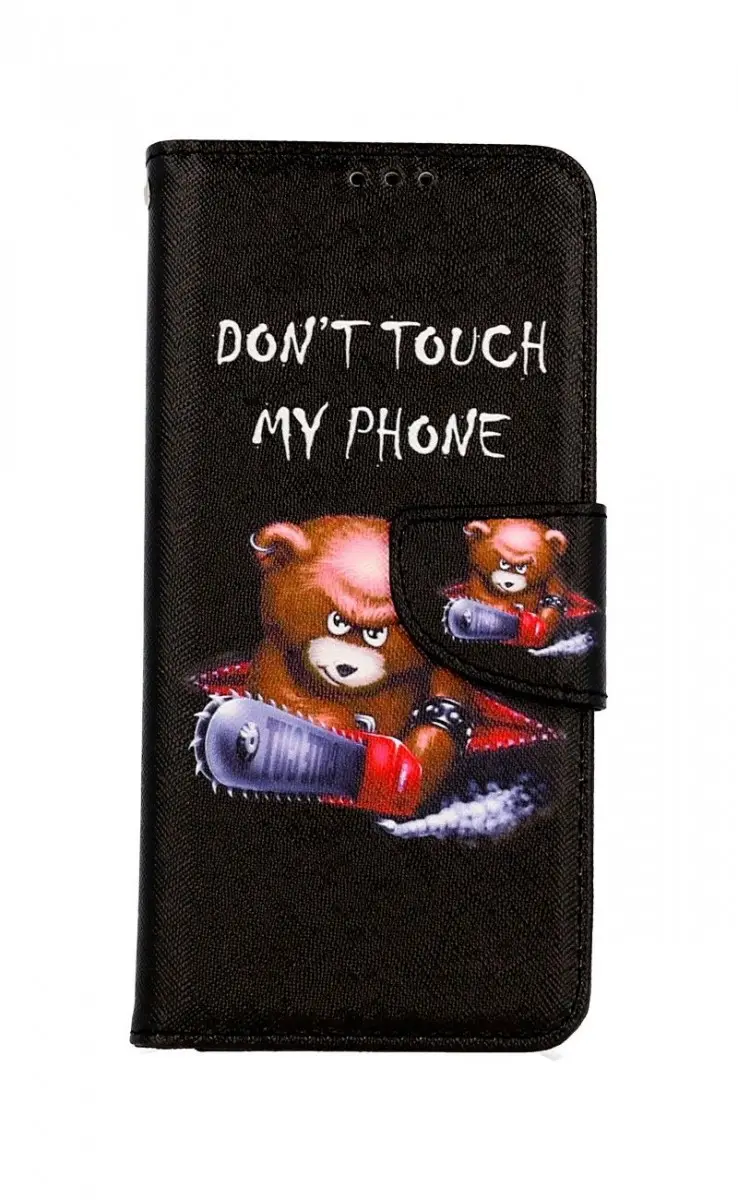 Pouzdro TopQ Xiaomi Redmi Note 11 knížkové Don´t Touch méďa 67768