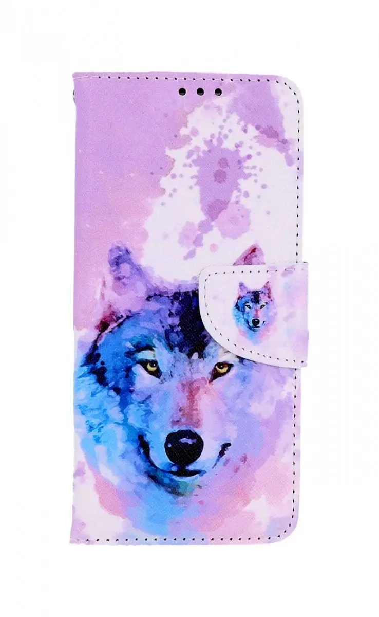 Pouzdro TopQ Xiaomi Redmi Note 11 knížkové Polární vlk 67780