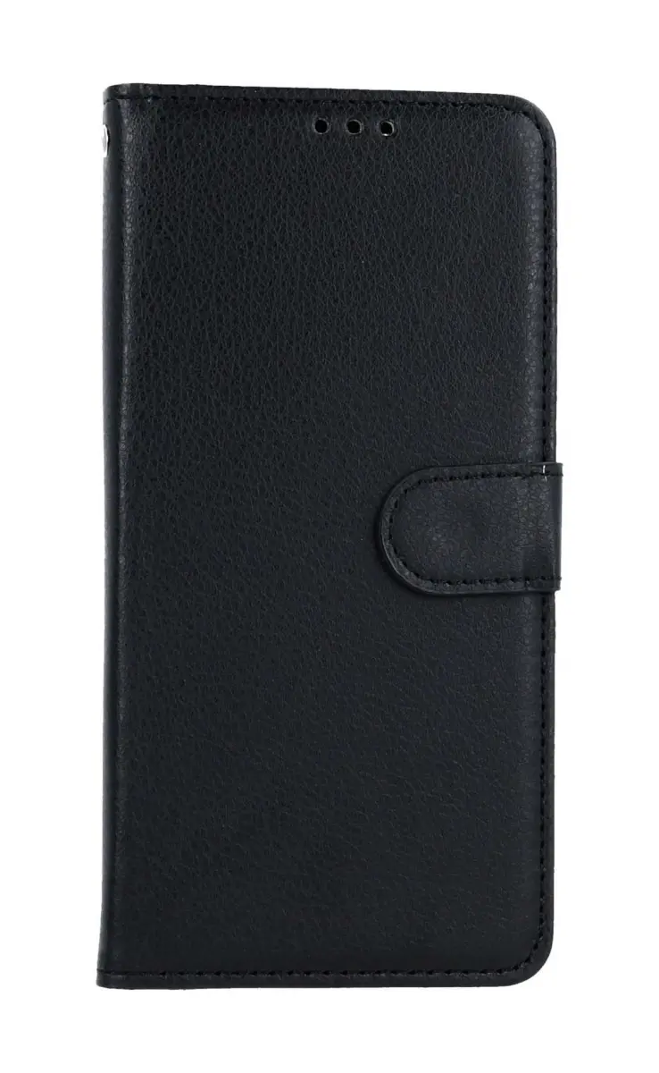 Pouzdro TopQ Motorola Edge 30 Fusion knížkové černé s přezkou 97845