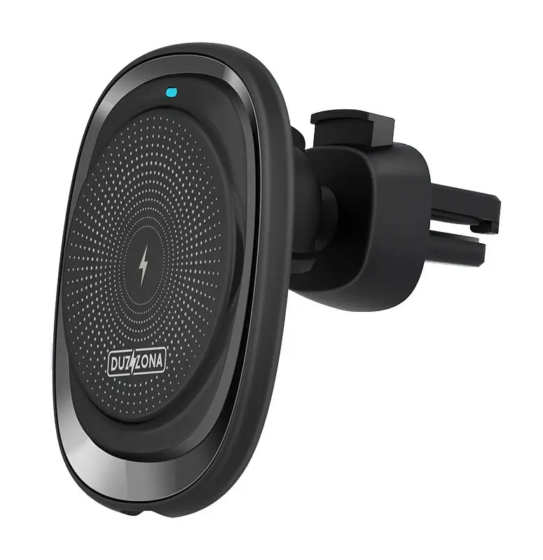 Magnetický držák na mobil do auta s funkcí bezdrátového nabíjení Dux Ducis Duzzona V1 15W černý 97855