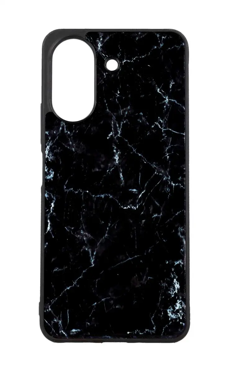 Kryt TopQ Marble Xiaomi Redmi 13C pevný Smoky Black 117923