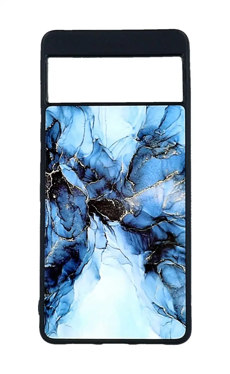 Kryt TopQ Marble Google Pixel 6a 5G pevný Smoky Blue 97937