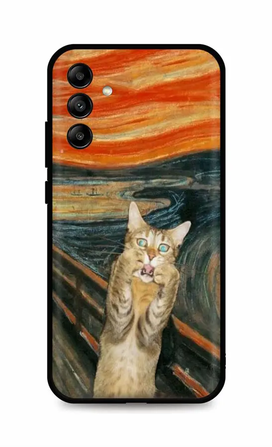 Kryt TopQ Samsung A04s Scared Cat87945