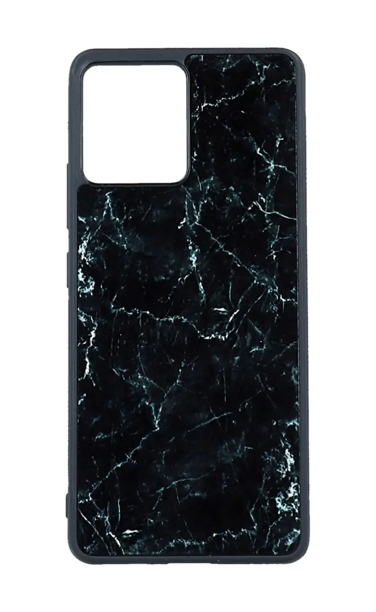 Kryt TopQ Marble Motorola Edge 30 Fusion pevný Smoky Black 97959