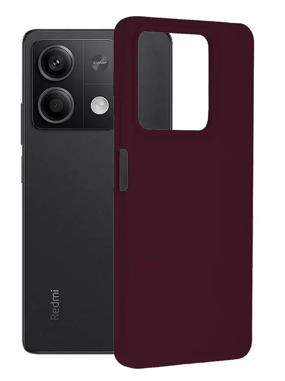 Kryt TopQ Essential Xiaomi Redmi Note 13 5G burgundy 118006